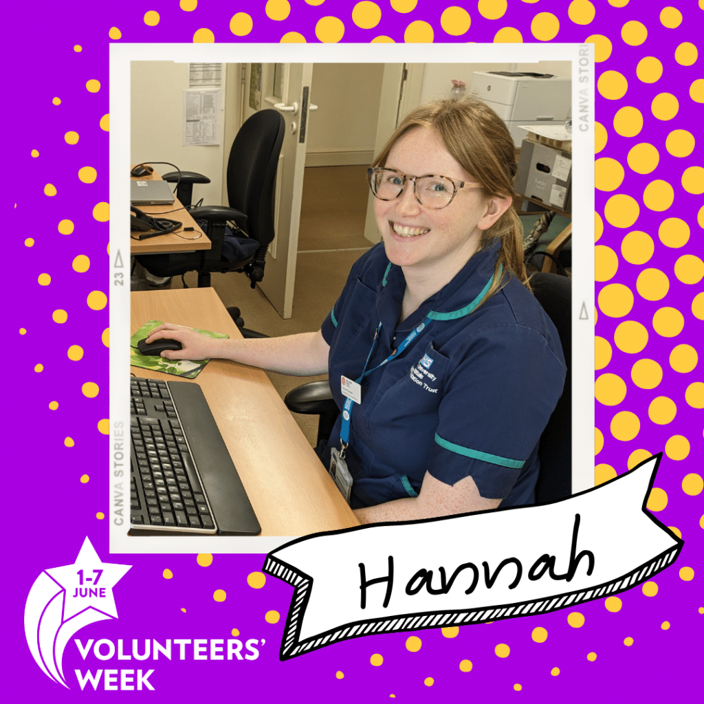 Hannah volunteer