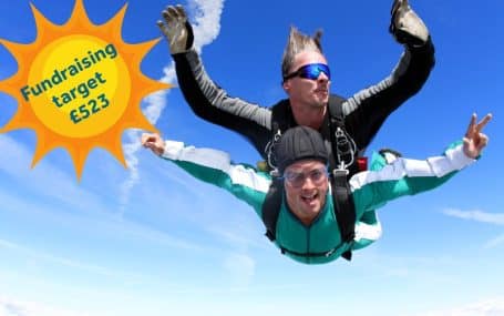 Skydive target banner