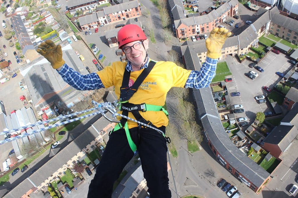 Allan Love abseil
