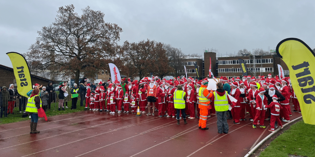 Santa Fun Run 2024 Running Track