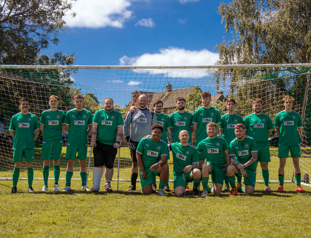 Paul Barnes Charity Football Greenteam 1000px